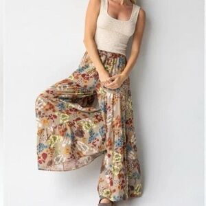 Natural Life floral Boho Pants